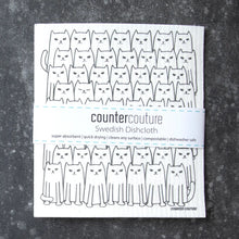 Load image into Gallery viewer, Colie Boutique Item! Counter Couture Cat Swedish Dishcloth - Sponge Cloth
