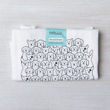 Load image into Gallery viewer, Colie Boutique Item! Counter Couture Dog Flour Sack Tea Towel
